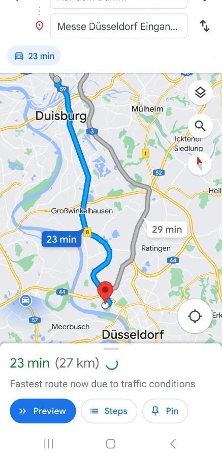 Naehe Duesseldorf Messe Expo, Airport, Train Station Apartment *